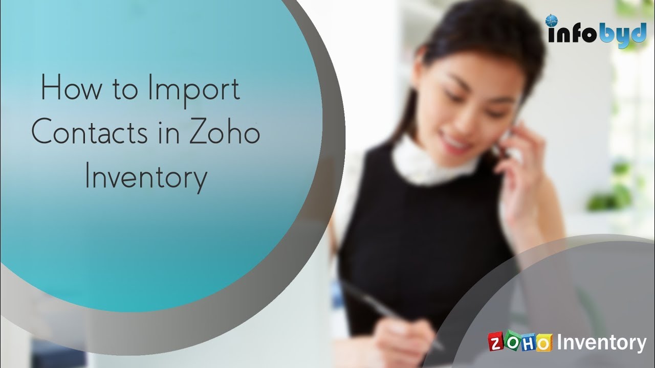 How to Import Contacts in Zoho Inventory - YouTube