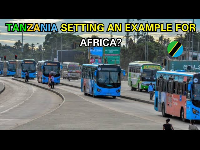 Tanzania Has The BEST Transport System In Africa; Dar es Salaam Tanzania BRT System class=