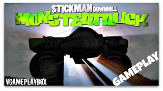 Stickman Downhill Monstertruck (By Djinnworks GmbH) iOS / Android Gameplay Video screenshot 3