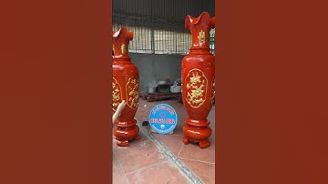 Dát vàng cho khách cặp lục bình gỗ xà cừ 1m40 đục tứ quý cực đẹp. Chỉ 11 triệu bao ship.