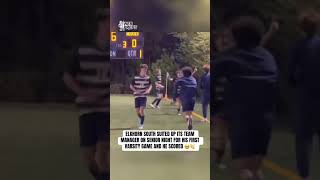 Kristopher Beavers was surprised with a jersey to suit up for his first varsity game on senior night