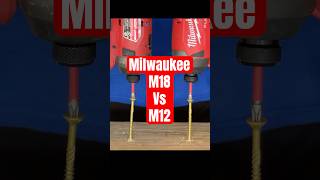 Milwaukee M12 Vs M18