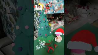 Handmade Christmas Tree ❄️✨ | Clay Art #diy #ytshorts