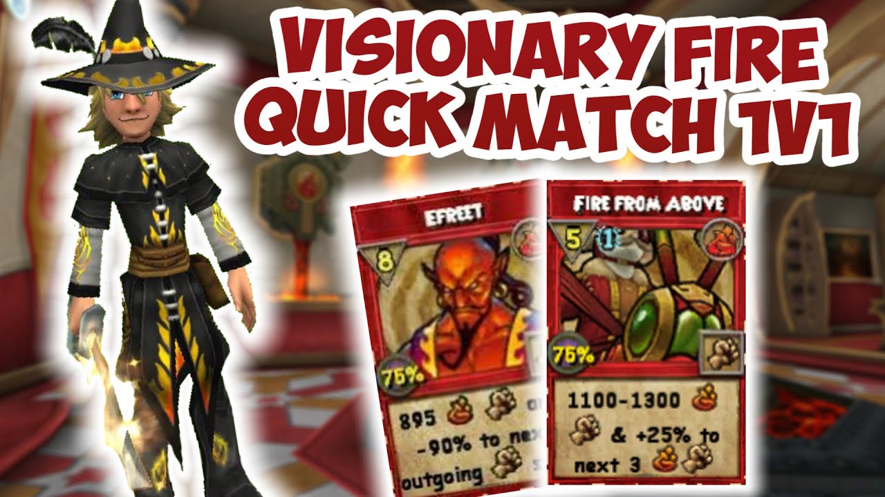 Wizard101: JUST EFREET INTO FFA | Visionary Fire PVP