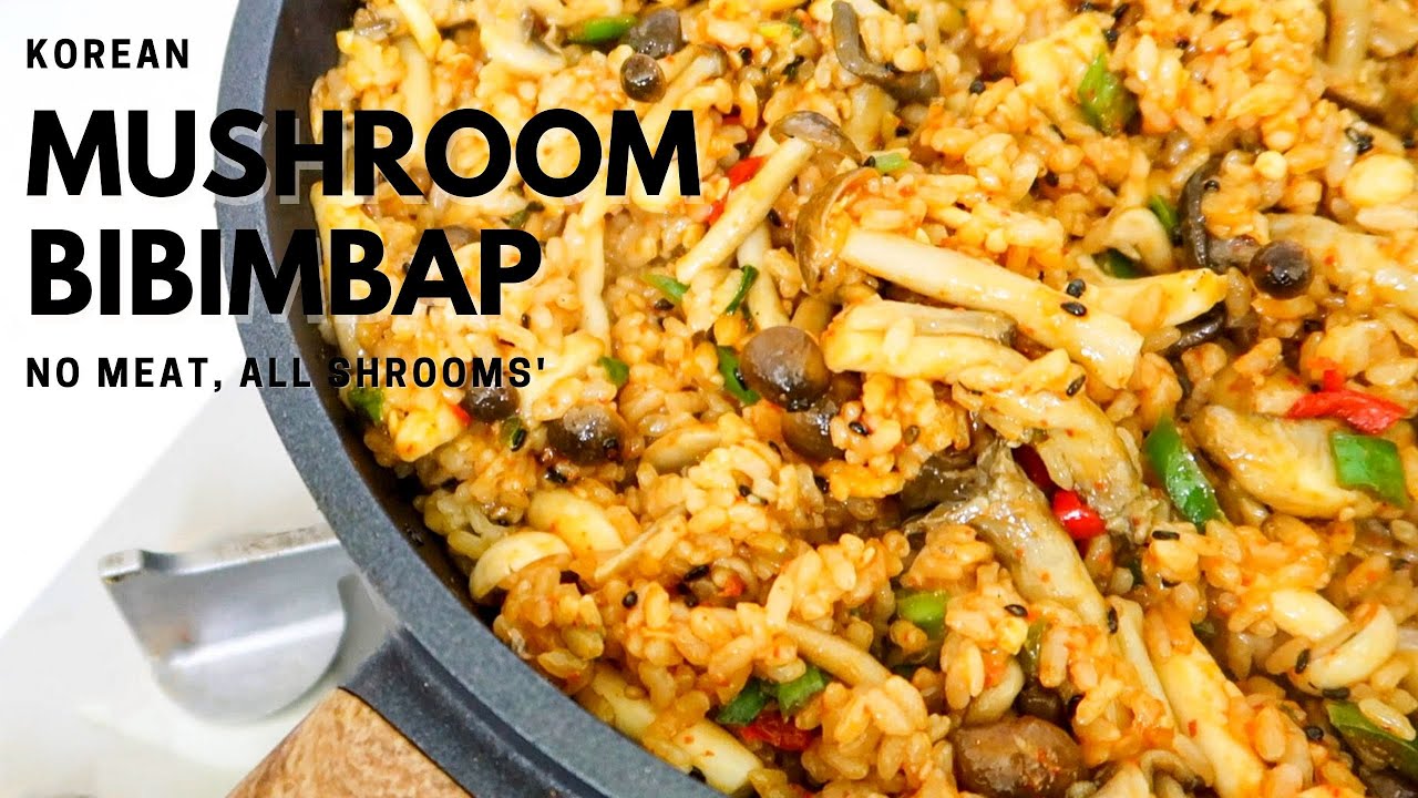 How to: Mushroom Bibimbap!   Spicy, Healthy, Mo Flava
