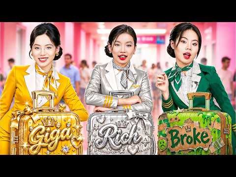 Poor Vs Rich Vs Giga Rich On Vacation Trip!