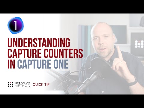 Setting up and Using a Capture Counter in Capture One - Headshot Method Quick Tip