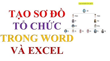Hướng dẫn vẽ sơ đồ tổ chức trong Word và Excel đơn giản và cực nhanh