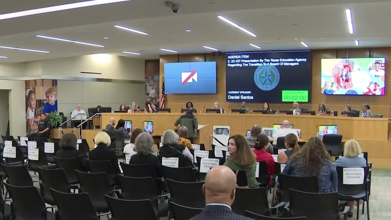 TEA giving update on HISD takeover YouTube