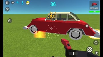 Simple sandbox 2 car crash