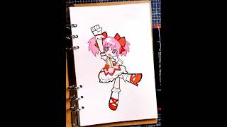 Drawing Puella Magi Madoka Magica In The Style Of & Stocking With Garterbelt