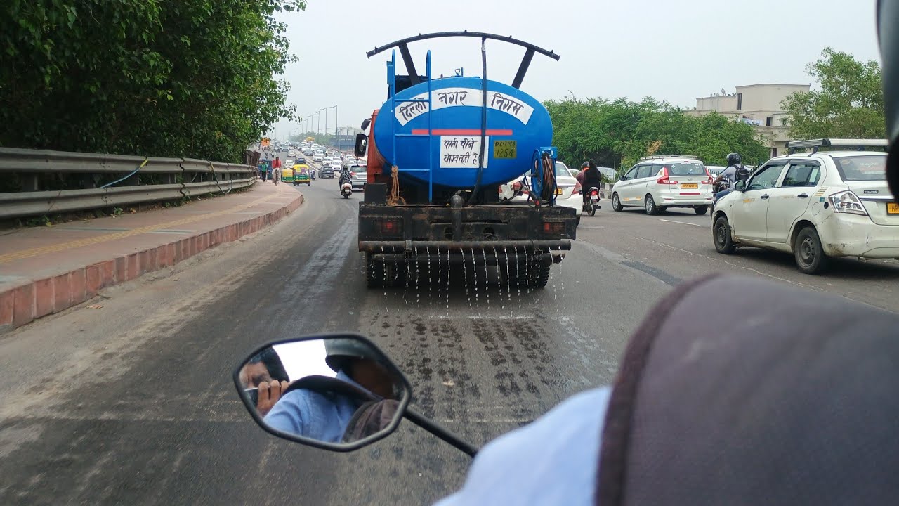 Maharani bagh and ashram flyover 🚴🚴🚴 se travel
