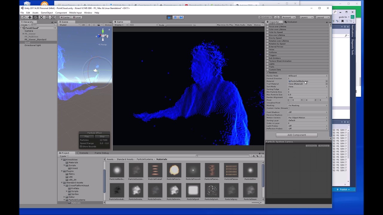 Point Cloud with Particles in Unity. Prometheus effect. - YouTube