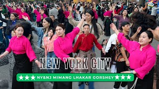 NY&NJ Lhakar NEW Gorshey 5.1.24 | ལྷག་དཀར་སྒོར་གཞས། | Lhakar kordro | Tibetan Circle Dance