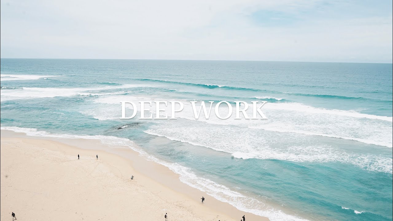 Deep Focus Ocean Ambient — Soft Pads & Gentle Piano