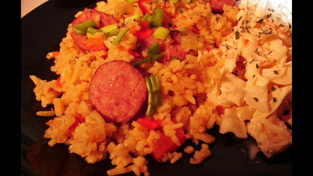 Polish Kielbasa With Dirty Rice. YouTube