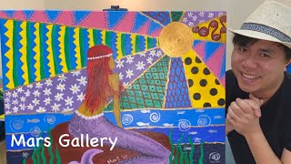 How To Paint a Mermaid | Abstract Acrylic Painting screenshot 4