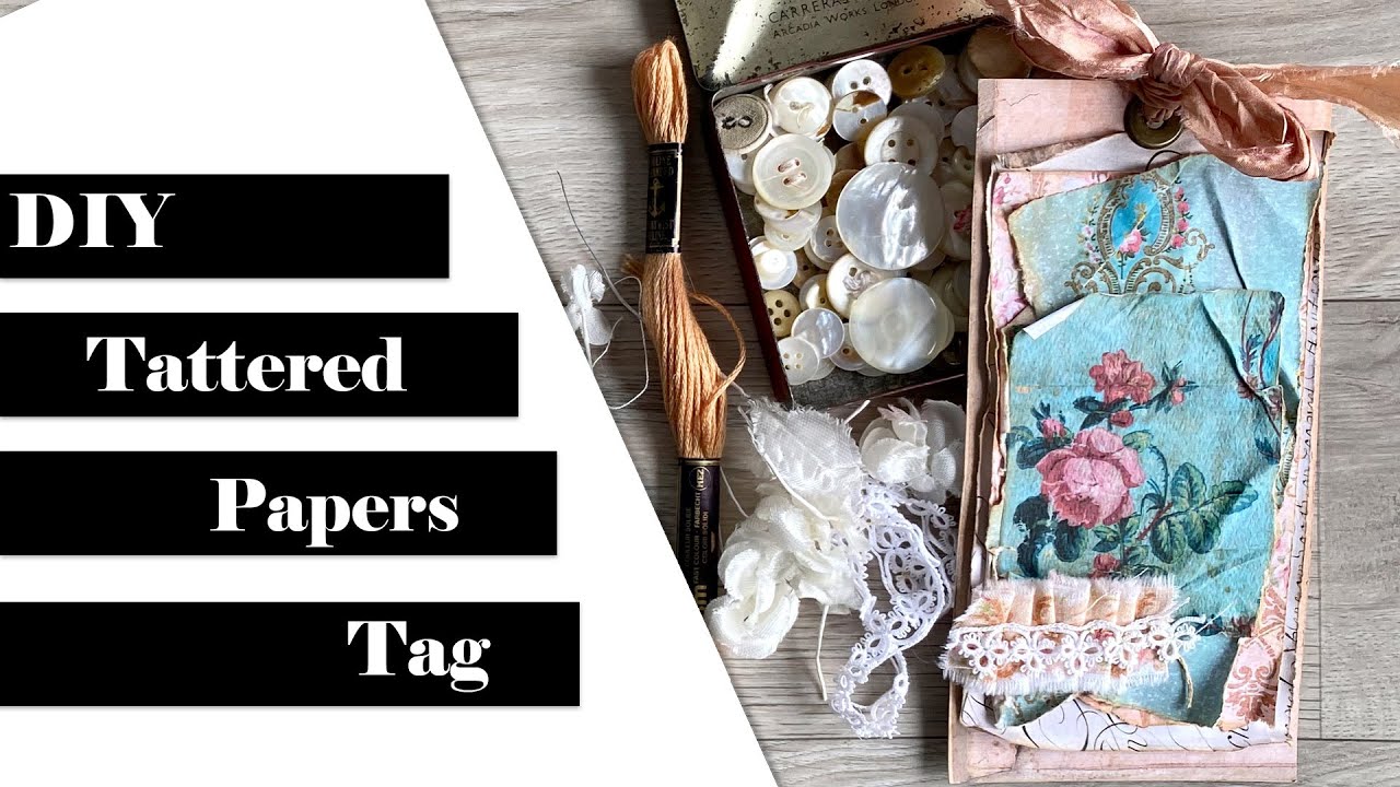 DIY Tattered Papers Tag by Kate Stevens!