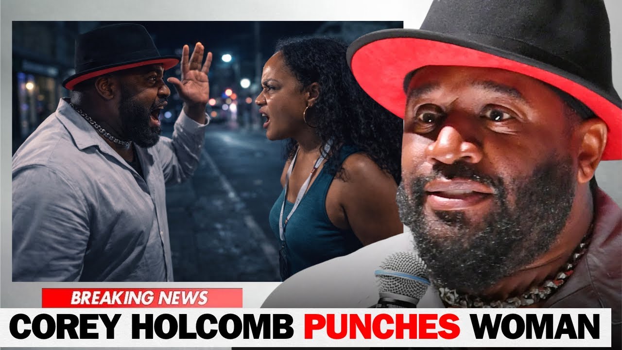 EXCLUSIVE: Comedian Corey Holcomb PUNCHES Woman After Losing Joke Battle! (Video)