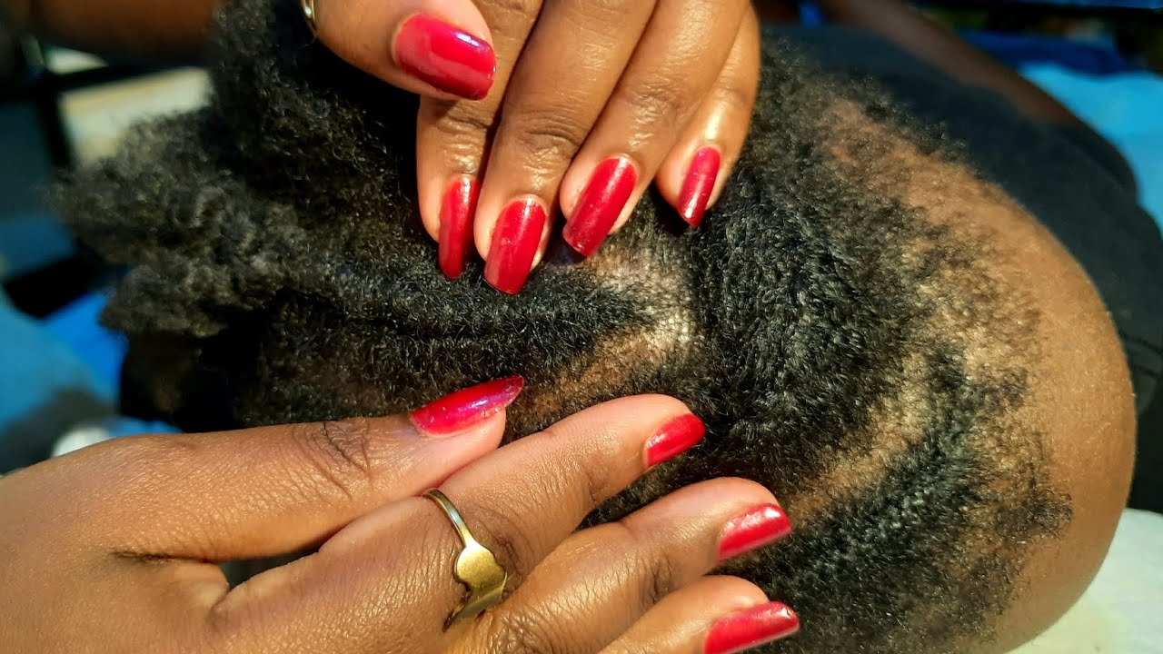 ASMR Extra Attentive and Tingly Scalp Scratching with Blowing Sounds#asmr #naturalnails💅#relaxing