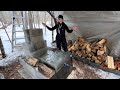 A Weekend at the Off Grid Cabin | Making Maple Syrup 🍁