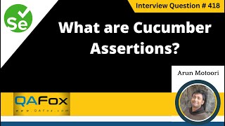What are the cucumber assertions (Selenium Interview Question #418)
