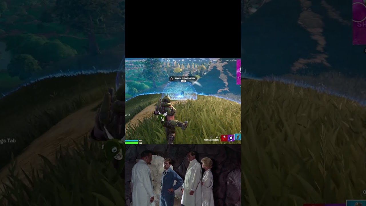 Shockwave vs Force Field Bubble in Fortnite - 