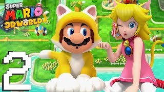 Super Mario 3D World 100% Walkthrough Part 2 - World 1 Boss