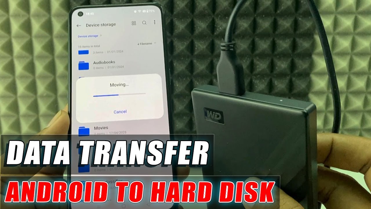 Hard Drive Android how to transfer data from android to hard disk? - YouTube
