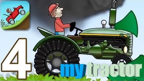 Hill climb Racing - Gameplay  Walkthrough Part 4 - tractor (ios, Android)