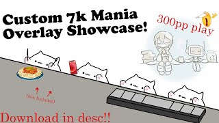 Custom osu!mania Overlay! | Showcase Video