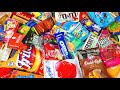 New 101 Yummy Snack Opening Pringles potato chips candy Fritos M&M's Hershey’s  chocolate bar