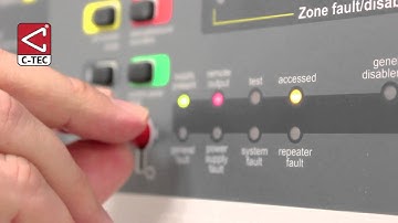 How to silence and reset a CFP fire alarm panel