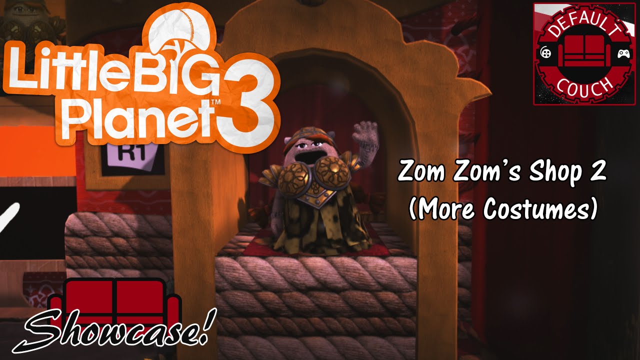 LBP3 Zom Zom's Shop 2 (More Costumes) Zigurrat Grand Hall Couch