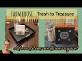 **FARMHOUSE TRASH TO TREASURE!**Old Wood Items Made New Again~Farmhouse Decor Diys~Home Decor Crafts
