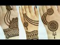 Amazing Top 3 dussehra/Navratri special mehndi designs for back hands | Stylish jewlry arabic mehndi