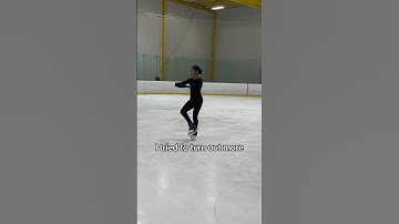 How’d i do? #youtubeshorts #figureskaters #iceskating #dance #pirouette #spins #iceskating #turnout