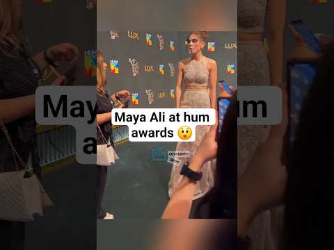 Maya Ali At Hum Awards