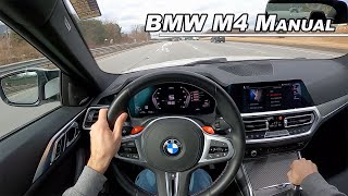 2021 BMW M4 Base - 6-Speed Manual RWD POV Driving (Binaural Audio)
