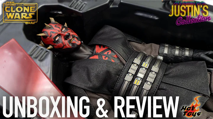 Hot Toys Darth Maul Star Wars The Clone Wars Unbox...