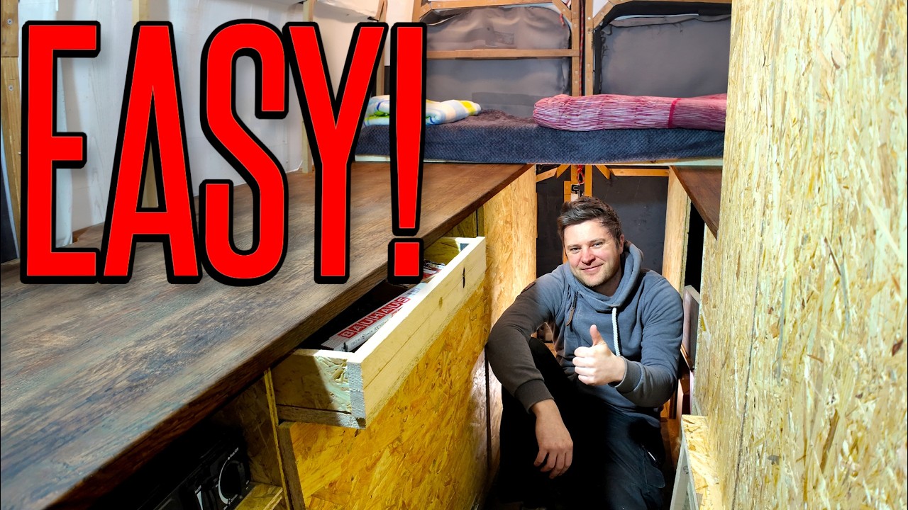 Komplettausbau STEALTH CAMPER (alle Möbel unter 709€) Teil 2/4