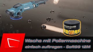 Soft99 Fusso Coat 12M mit Poliermaschine auftragen? Auto einfach und schnell mit Wachs versiegeln screenshot 4