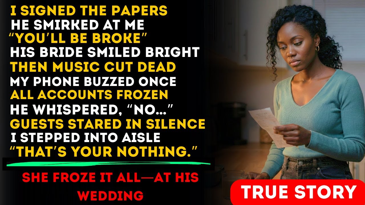 He Divorced Me for His Mistress—So I Froze His Money… and Let His Dream Wedding Collapse Fast