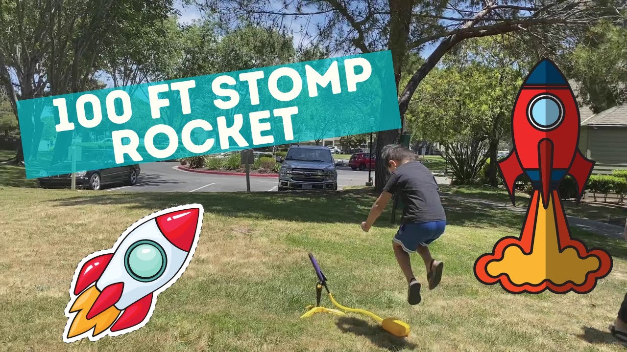 STOMP ROCKET - Soars up to 100 ft!!! - YouTube
