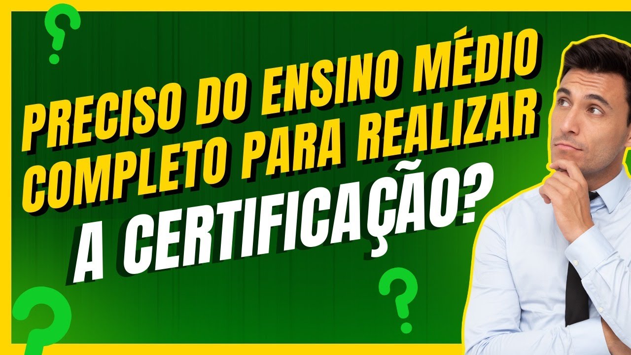 Preciso ter o Ensino Médio completo para poder ser Técnico por ...