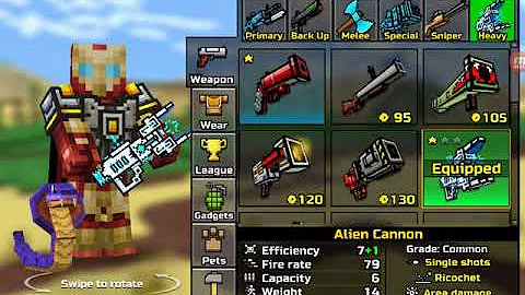 Pixel Gun 3D - Alien Cannon