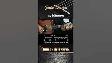 25 Minutes - Michael Learns to Rock | EASY Guitar Tutorial with Chords / Lyrics - Guitar Lessons