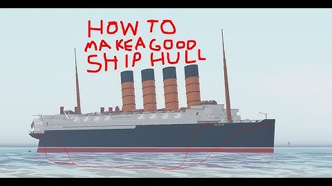 How to make an nice ship hull on roblox Whimsical Building
