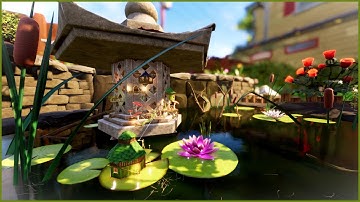 Pagoda Pond Base 💧GROUNDED💧 Speed Build