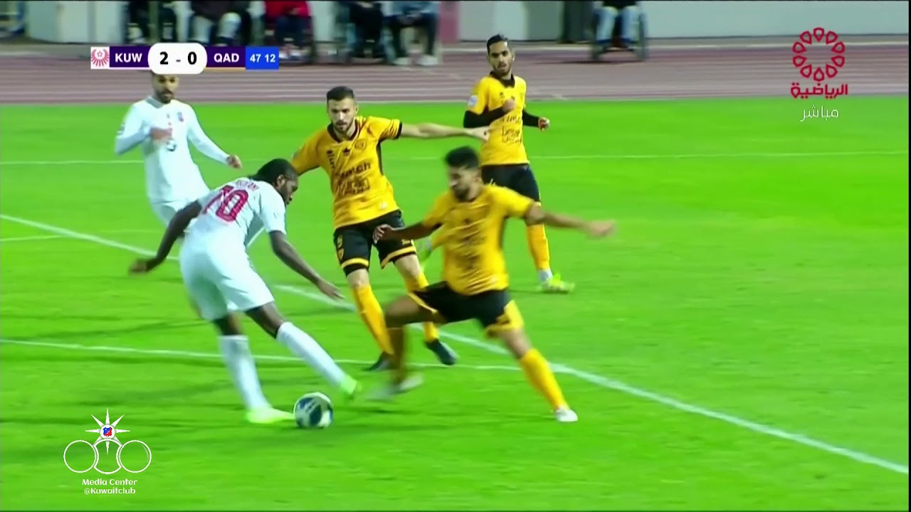 ملخص مباراة الكويت 3 × 0 القادسية ـ دوري STC لكرة القدم القسم الاول 2021 ـ 2022